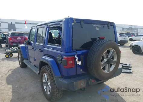 2018 Jeep Wrangler Unlimited Sahara 4X4 z USA, uszkodzony, nr VIN 1C4HJXEG7JW271747